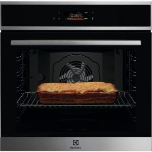 Electrolux Four encastrable - Pyrolyse - Chaleur tournante pulsée EOF8P08X - Inox - Porte froide - 59,4 x 59,4 x 56,8 cm