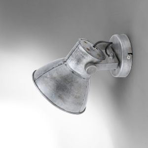 LeuchtenDirekt Applique murale Leuchten-Direkt SAMIA Gris, 1 lumière - Industriel - Intérieur - SAMIA - Délai de livraison moyen: 3 à 6 jours ouvrés. Port gratuit France métropolitaine et Belgique dès 100 €.