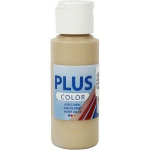 Plus color Peinture acrylique, dark beige, 60 ml