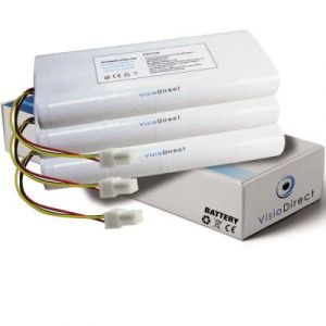 Visiodirect Lot de 3 batteries pour Samsung Navibot VC-RA52V aspirateur sans fil 3500mAh 14.4V -