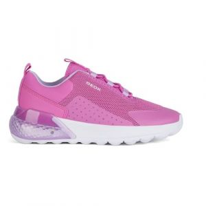 Geox J Activart Illuminus Basket, Fuchsia Violet, 35 EU