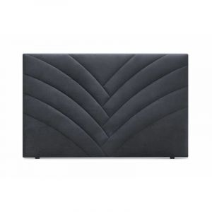 Image de Bobochic Tête de lit VELVET 190 cm Anthracite