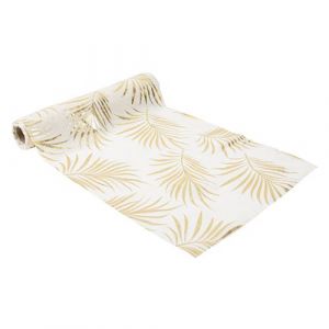 Chemin de table mousseline tropical party 28cmx5m - artifetes 94009