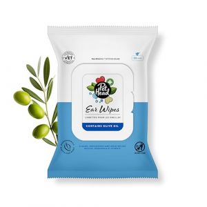 Image de Pet Head Santé Lingettes pour Les Oreilles pour Chiens 30 unités | sans Parfum | Nettoie, Déodorise et Hydrate | Aide à Enlever Le Cérumen | d'origine Végétale et Hypoallergénique