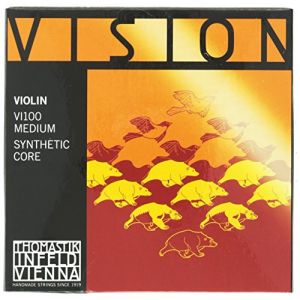 Image de Thomastik Cordes Violon Vision Noyau synthétique Possibilité de retirer la boule;Jeu