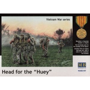 Master Box Figurine Mignature Head For The Huey Vietnam