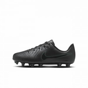 Nike Jr Legend 10 Club FG/MG Soccer Shoe, Black/Black-Deep Jungle, 38.5 EU