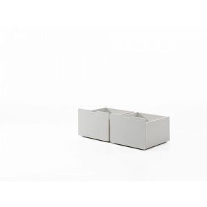 Vipack Furniture 2 Tiroirs De Rangement Pour Lit Blanc