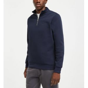 Serge blanco Sweat col camionneur coton m&eacute;lang&eacute;