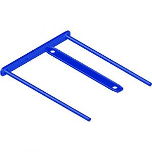 Fellowes 1189401 Lot de 100 Clips pour archives Bankers Box 10 cm Bleu