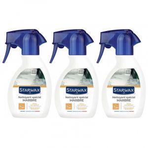 Starwax Lot de 3 Nettoyants raviveur pour marbre et pierres naturelles 250ml