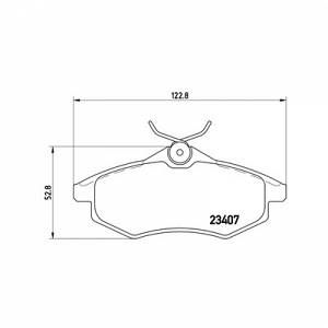 Brembo 4 plaquettes de frein P61074