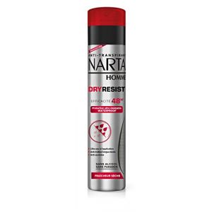 Narta Déodorant Homme Atomiseur Dry Resist Anti-Transpirant Effiacité 48h - 200 ml