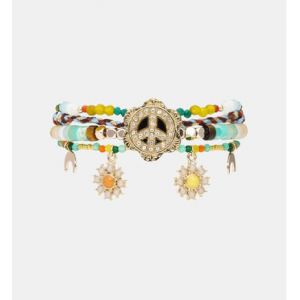 Hipanema Bracelet manchette Siempre Jaune - Couleur Jaune - Taille M