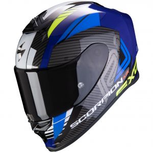 Scorpion Exo Casque intégral -R1 Air Halley bleu/jaune neon - XS