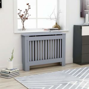 VidaXL Cache-radiateur Anthracite 112x19x81 cm MDF