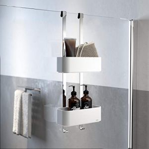 Tiger 2 store support de douche suspendable 25cm blanc - Chrome / Blanc