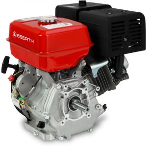 Eberth 15 cv 11,03 kW moteur à essence avec arbre de 25 mm ø, moteur de karting, sécurité manque d'huile, 4 temps, 1 cylindre, 420 ccm de cylindrée,