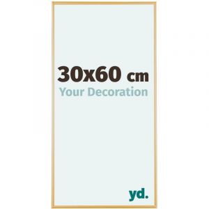 Your Decoration - 30x60 cm - Cadres Photos en Aluminium Avec Verre acrylique - Excellente Qualit&eacute; - Or Vintage - Cadre Decoration Murale - Austin,