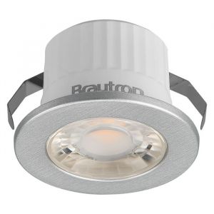 Mini spot led rond argent 3W 6500K IP54