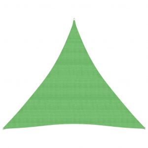 VidaXL Voile d'ombrage 160 g/m² Vert clair 6x6x6 m PEHD