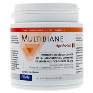 Pileje Multibiane age protect - 120 gélules