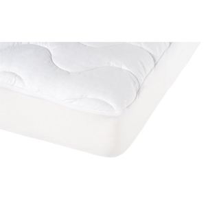 Place du sommeil Surmatelas en satin de coton (90 x 200 cm)