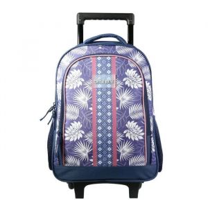 BAGTROTTER Sac &agrave; dos &agrave; roulettes Offshore Bleu