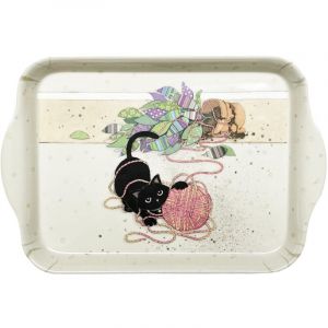 Plateau mélamine Chaton Pelote Kiub Bug Art PM