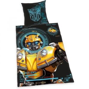 Herding TRANSFORMERS Parure de Lit Réversible, Housse de Couette 135 x 200 cm, Taie d'Oreiller 80 x 80 cm, Coton/Renforcé