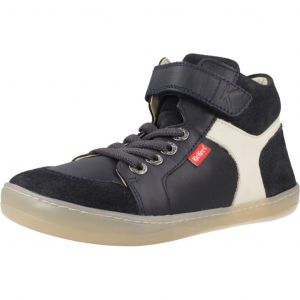 Kickers Baskets montantes enfant KICKBARYL Marine - Taille 24,25,26,27,28,29,30,32