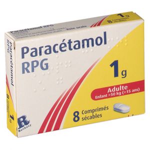 Image de Ranbaxy Paracétamol 1 g - 8 Comprimés