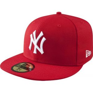 A New Era Mlb Basic Ny Yankees Fitted Caps casquette scarlet 7 3/4