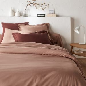 Housse de couette unie en polycoton, Scenario Cappuccino Taille 140x200 cm;200x200 cm;240x220 cm;260x240 cm