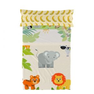 HappyFriday Mr Fox Wild Parure de lit Multicolore pour lit de 105 cm 2 pi&egrave;ces