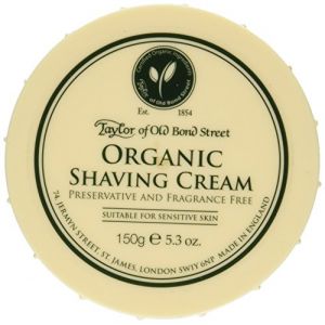 Image de Taylor of Old Bond Street Organic Cr&egrave;me &agrave; Raser 150g