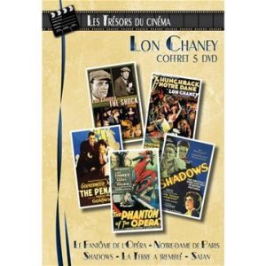 Image de Coffret 5 DVD Lon Chaney : La Terre a tremblé (The Shock), Notre-Dame de Paris (The Hunchback of Notre Dame), Satan (The Penalty), Le Fantôme de l'Opéra (The Phantom of the Opera), Shadows - Films en Versions Teintées