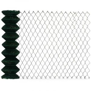 Floordirekt - Grillage rouleau 2 m x 25 m simple torsion,Vert, Maille hexagonale : 60 mm