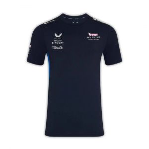 T-Shirt Officiel De L'&eacute;quipe De Formule 1 Bwt Alpine Pour Homme - Bleu Marine