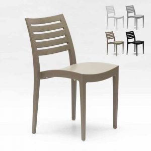 Image de Grand Soleil 24 Chaises FIRENZE polypropylène restaurant promo offre stock | Beige