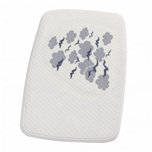 Ridder Tapis de bain Helgoland 38x72 cm Blanc et bleu