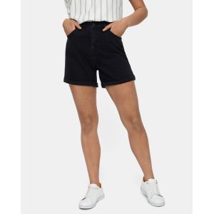 Vero Moda Short en jean taille haute Noir - Taille 38
