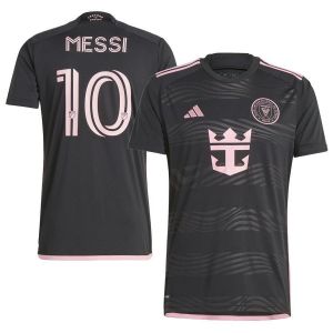 Adidas Maillot Ext&eacute;rieur Inter Miami CF 23/24 Messi - Black, Black - Taille L