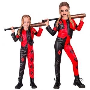 Ruedelafete W WIDMANN MILANO Party Fashion - Costume enfant Méchant Arlequin, Clown d'horreur, déguisement pour Halloween, carnaval