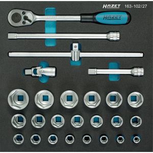 Hazet Set de clé à douille 163-102/27