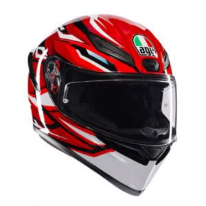 AGV Casques intégraux K1 S Lion Black Red White