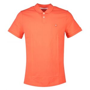 Calvin Klein Polo droit en coton piqu&eacute; Rouge