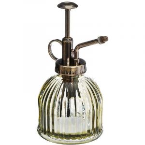 Atmosphera Pulvérisateur en Verre style Vintage D 8 et H 16 cm Fumé