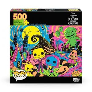 Funko Pop! Puzzle - Disney: The Nightmare Before Christmas - Jigsaw - 500 Pieces - 45.7cm x 61cm - English/French/Spanish Language