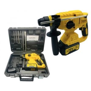 Marteau Perforateur sans fil 20V NEMURA - Batterie 4Ah - Chargeur rapide - Mallette de rangement